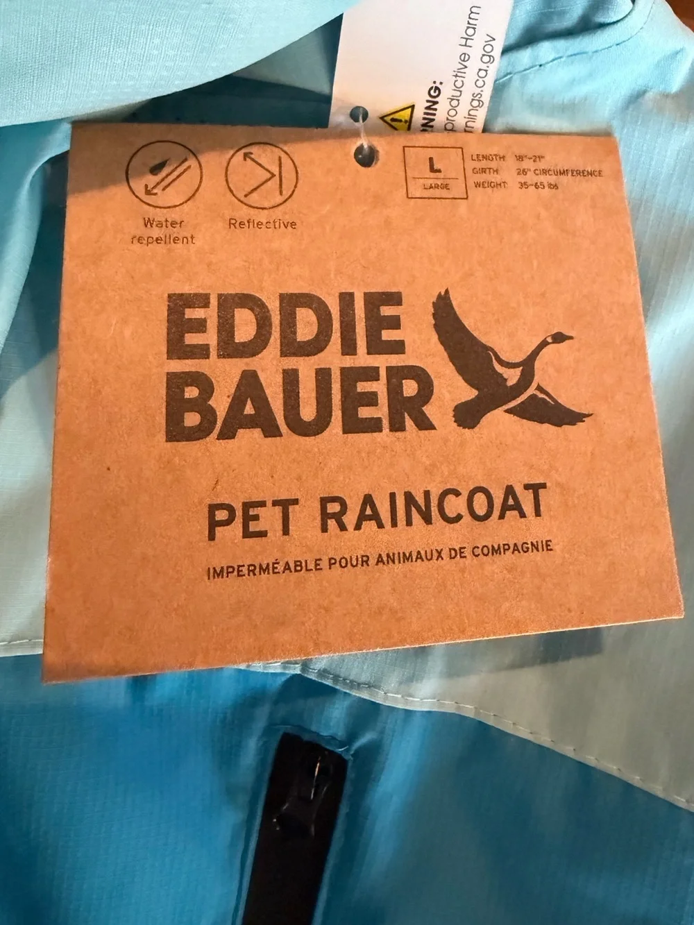 Eddie Bauer PET Ravenna Waterproof Dog Windbreaker Coat